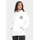 Mad Girls Printed White Sweatshirt MG1248 - Beyaz