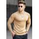 Madmext Men Beige Sweater 5175 - Bej