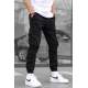 Men Black Cargo Trousers 5647 - Siyah