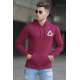 Madmext Men Printed Maroon Sweatshirt 5303 - Bordo