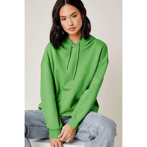 Mad Girls Green Women's Sweatshirt MG827 - Yeşil