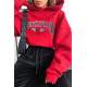 Mad Girls Red Hoodie Sweatshirt MG853 - Kırmızı