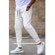 Madmext Men Basic White Sweatpants 4210 - Beyaz