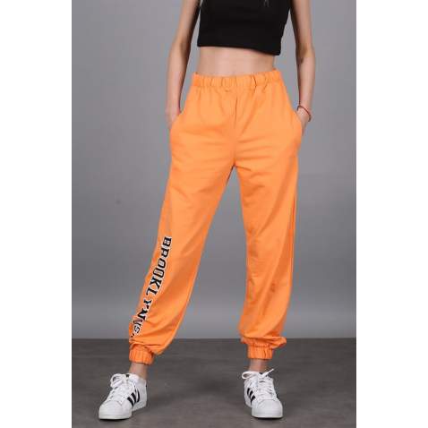 Mad Girls Orange Sweatpants MG1102 - Turuncu