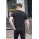 Men Oversize Black T-Shirt - Siyah