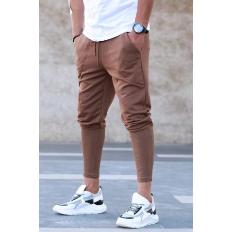 Madmext Brown Sweatpants For Men 5432 - Kahverengi