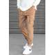 Madmext Men Slim Fit Camel Cargo Trousers 5695 - Camel