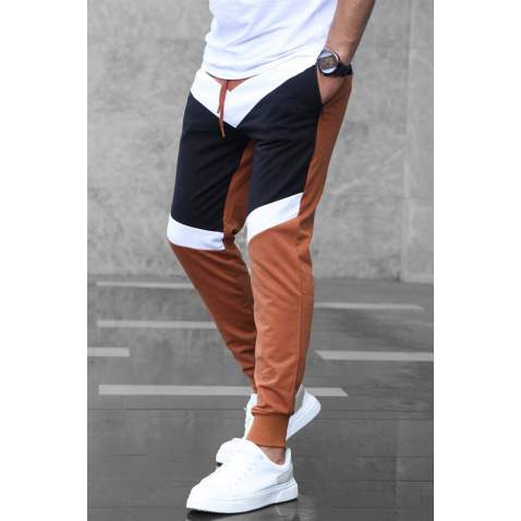 Mens Sweatpants In Color Design Camel Color 2927 - Camel