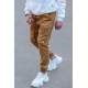 Madmext Men Slim Fit Tan Cargo Trousers 5688 - Taba