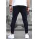 Madmext Men Elastic Bottom Navy Blue Sweatpants 4821 - Lacivert