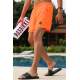 Madmext Neon Orange Basic Swim Wear Short 4262 - Turuncu