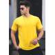 Madmext Men Yellow T-shirt 4951 - Sarı