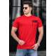 Madmext Red Printed T-shirt for Men 4959 - Kırmızı