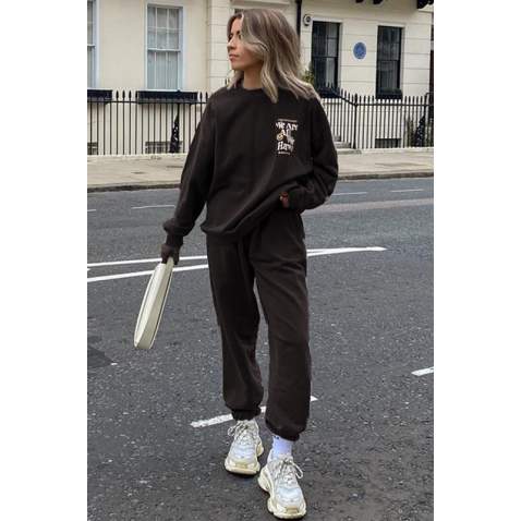 Mad Girls Black Tracksuit Mg1278 - Siyah