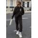 Mad Girls Black Tracksuit Mg1278 - Siyah