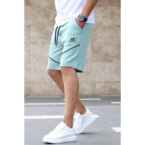 Madmext Regular Fit Men Green Shorts 5401 - Yeşil