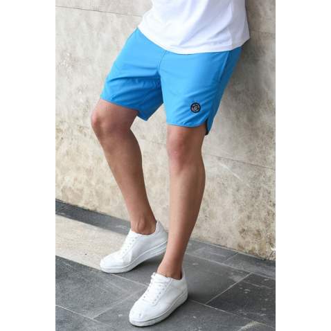 Madmext Men Blue Swim Shorts 5087 - Mavi