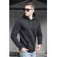 Madmext Men Black Sweatshirt 5339 - Siyah