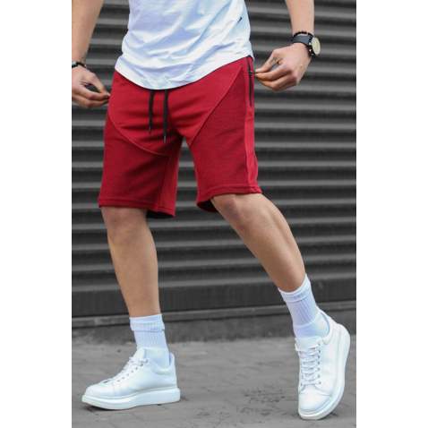 Men Maroon Capri Shorts - Bordo