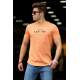 Madmext Orange Printed T-shirt for Men 4524 - Turuncu