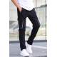 Black Jogger Trousers with Cargo Pockets 5791 - Siyah