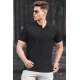 Madmext Men Plain Black Polo T-shirt 5101 - Siyah