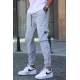 Men Dye Gray Cargo Trousers 5461 - Boyalı gri