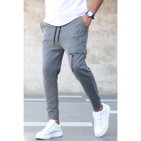 Madmext Men Anthracite Sweatpants 4834 - Antrasit