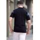 Men Black Polo T-Shirt 5855 - Siyah