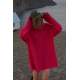 Mad Girls Oversize Fuchsia Sweater MG1297 - Fuşya