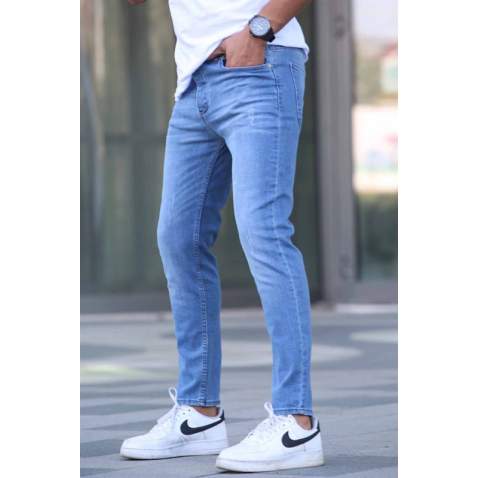 Açık Mavi Skinny Fit Jean T6315 - Açık mavi