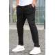 Black Relaxed Fit Jogger Trousers T5480 - Siyah