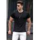 Madmext Men Basic Black T-shirt 3006 - Siyah