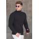 Madmext Men Turtleneck Black Sweater 5166 - Siyah