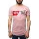 Madmext Printed Pink T-Shirt 2324 - Pembe