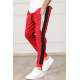 Madmext Red Striped Sweatpants 2933 - Kırmızı