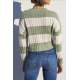 Women Oversize Green Sweater MG1441 - Yeşil