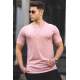 Madmext Men Soft Pink T-shirt 4951 - Pudra