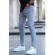 Men Gray Skin Fit Jeans 5753 - Gri