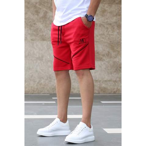 Madmext Regular Fit Men Red Shorts 5401 - Kırmızı