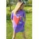 Mad Girls Printed Lilac T-Shirt MG1202 - Lila