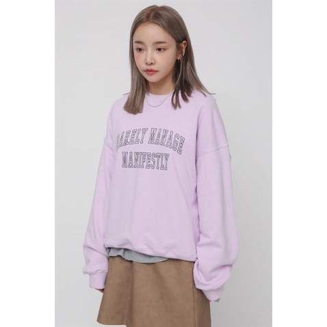 Mad Girls Lilac Sweatshirt MG1266 - Lila