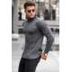 Anthracite Turtleneck Knitwear Sweater 5763 - Antrasit