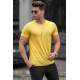 Madmext Men Basic Yellow T-shirt 3006 - Sarı