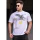 Madmext Men White T-shirt 4986 - Beyaz