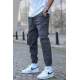 Madmext Men Smoke Gray Cargo Trousers 5440 - Füme