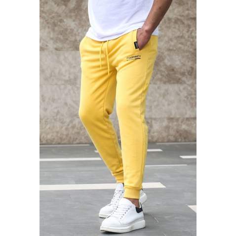 Madmext Basic Yellow Sweatpants 4209 - Sarı