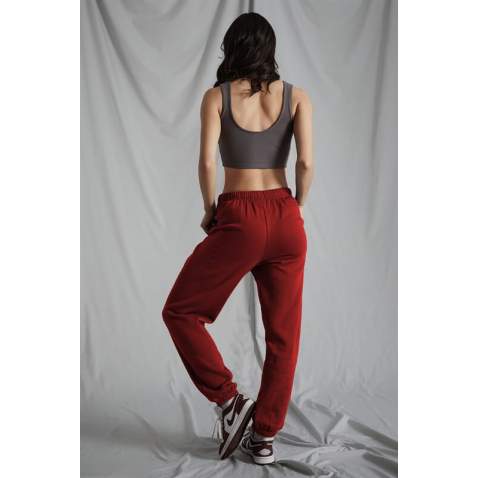 Women Maroon Oversize Sweatpants MG1235 - Bordo