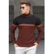 Madmext Men Black Turtleneck Sweater 5149 - Siyah