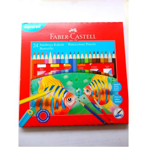 Faber-Castell Aquarel Boya Kalemi Karton Kutu 24 Renk